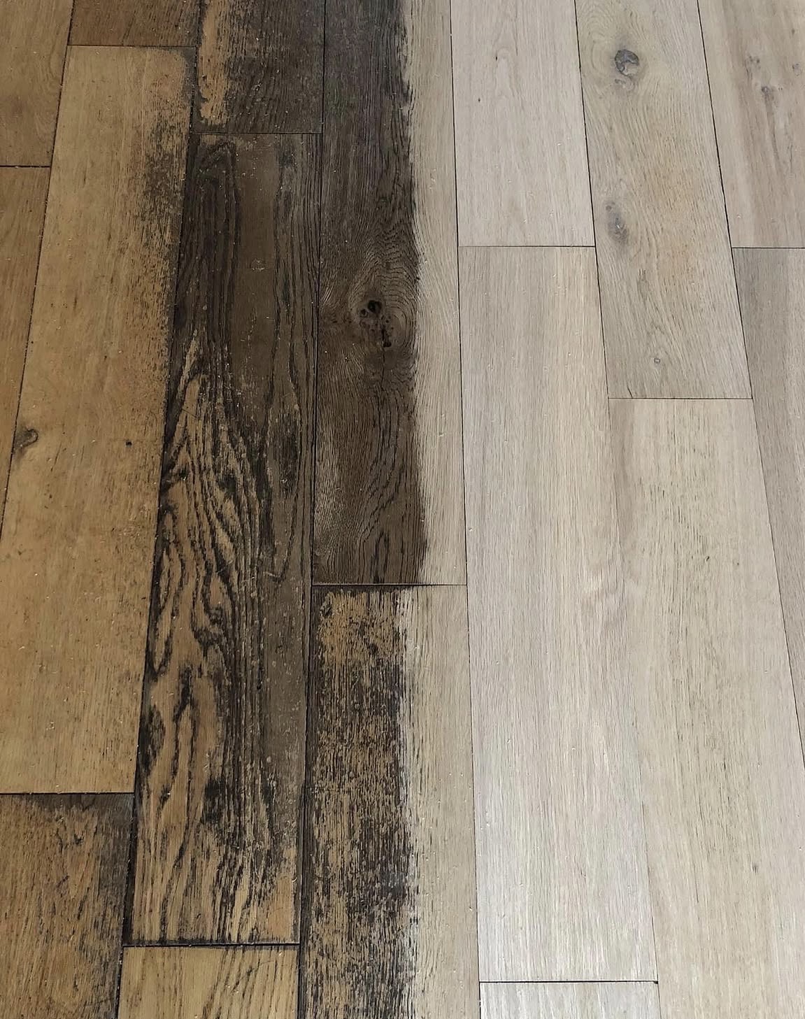 Oak floor sanding and refinishing