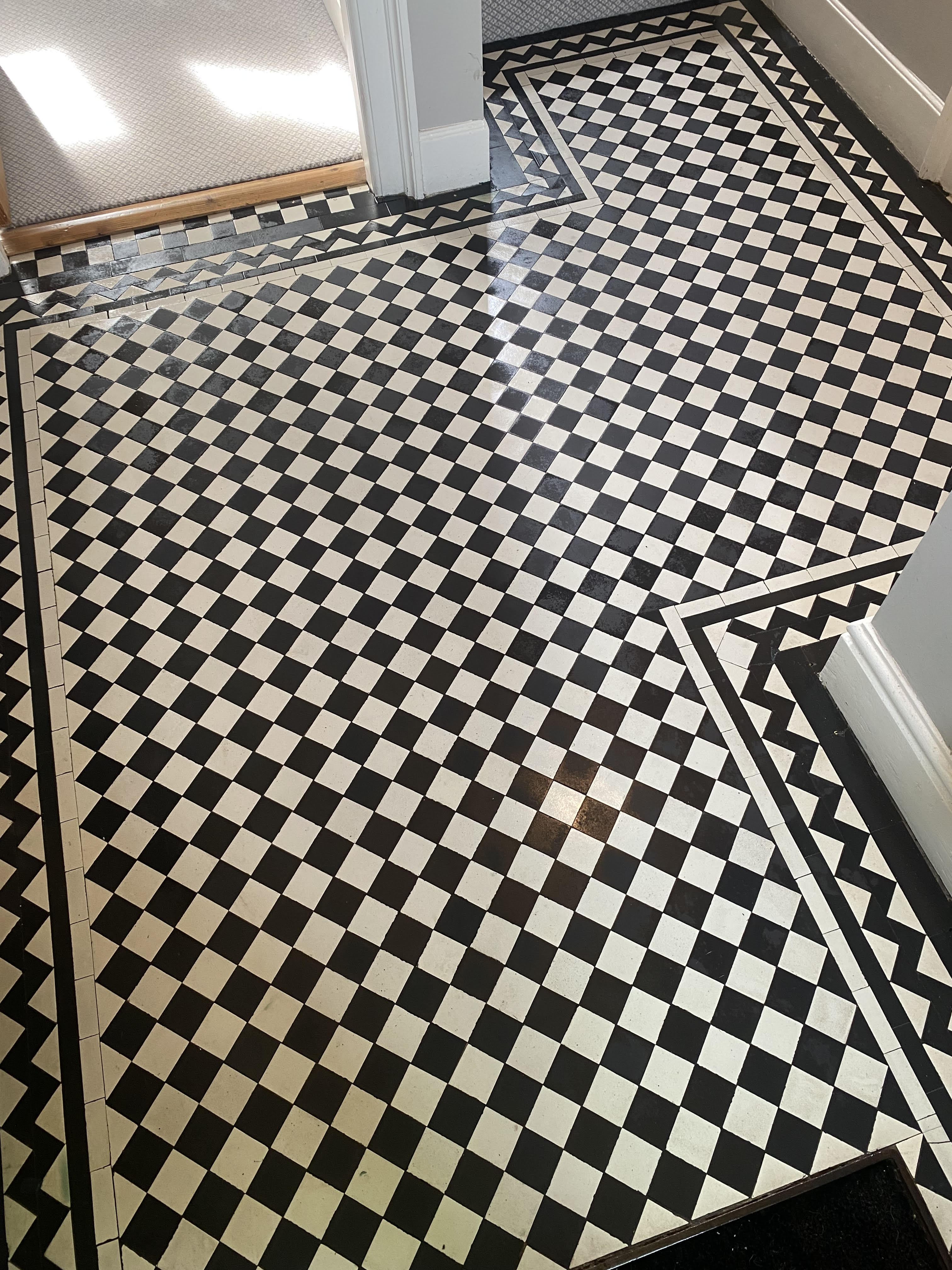 Encaustic tile restoration